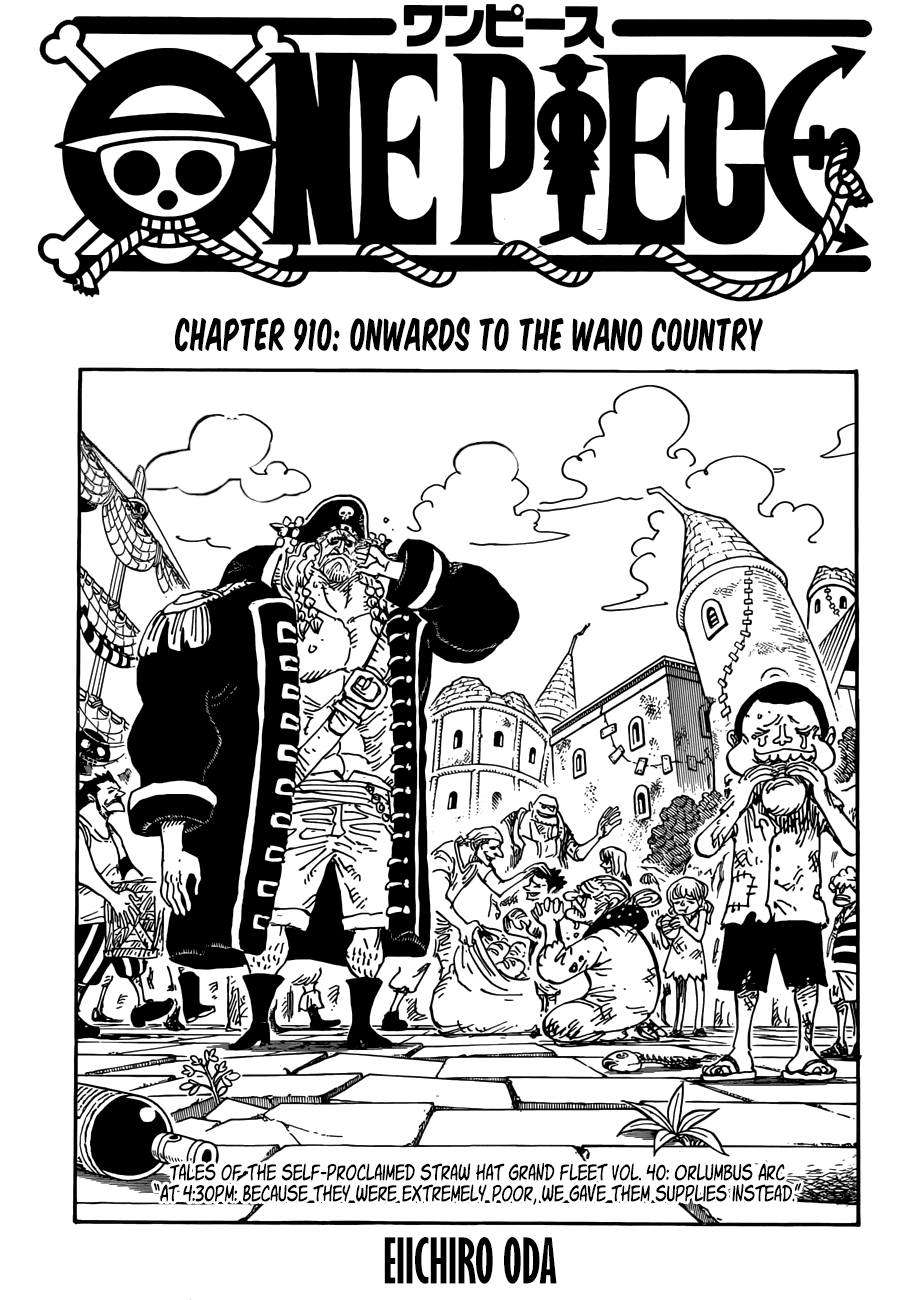 One Piece Chap 910 - Next Chap 911