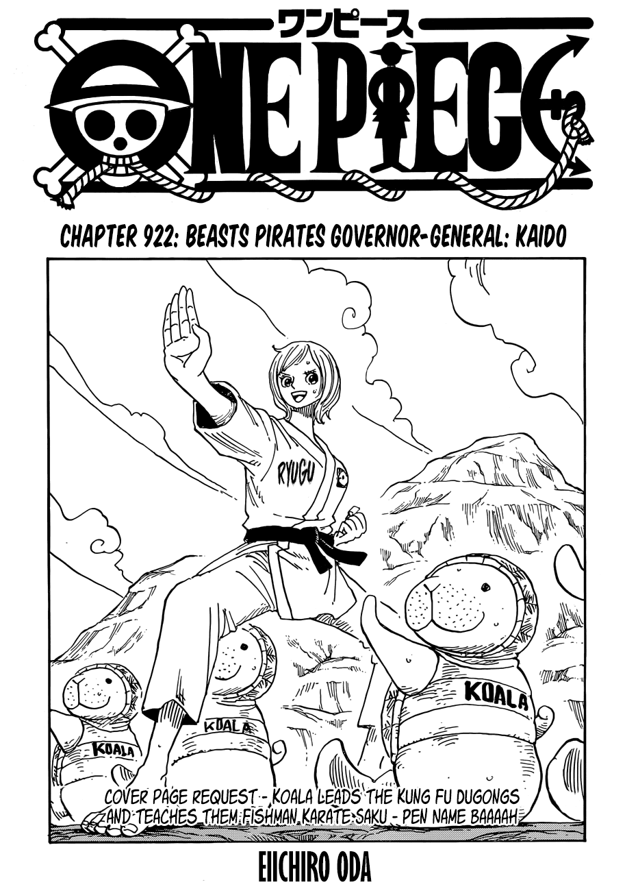 One Piece Chap 922 - Next Chap 923