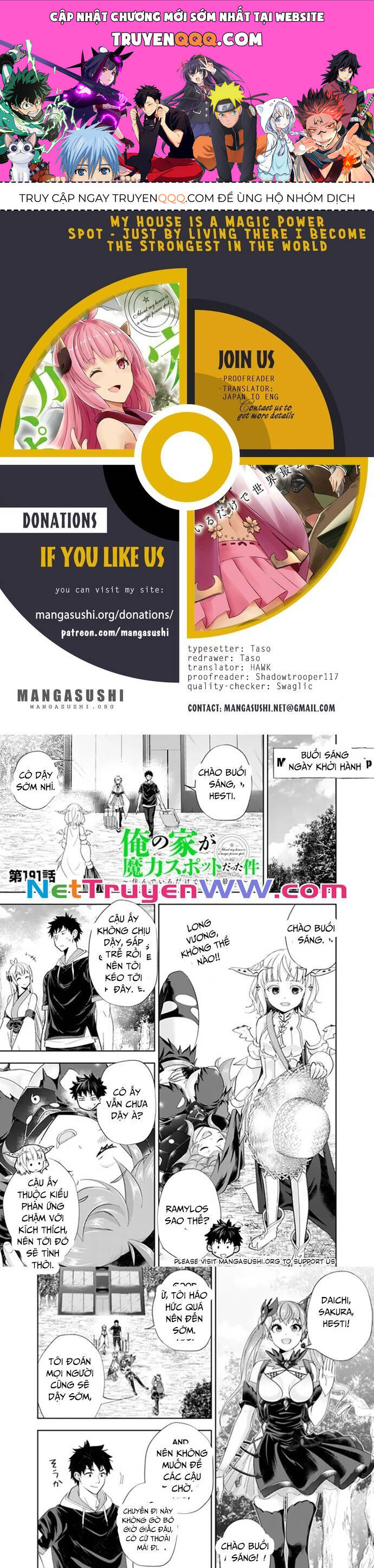 Ore No Ie Ga Maryoku Spot Datta Ken: Sundeiru Dake De Sekai Saikyou Chap 191 - Next Chap 192