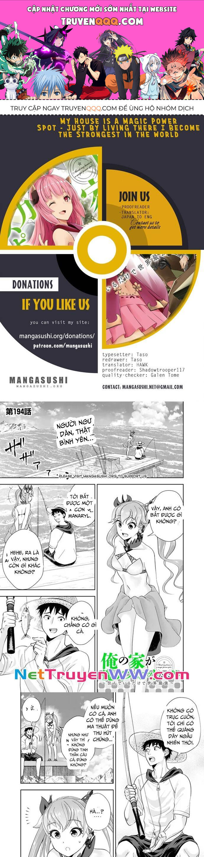 Ore No Ie Ga Maryoku Spot Datta Ken: Sundeiru Dake De Sekai Saikyou Chap 194 - Next Chap 195