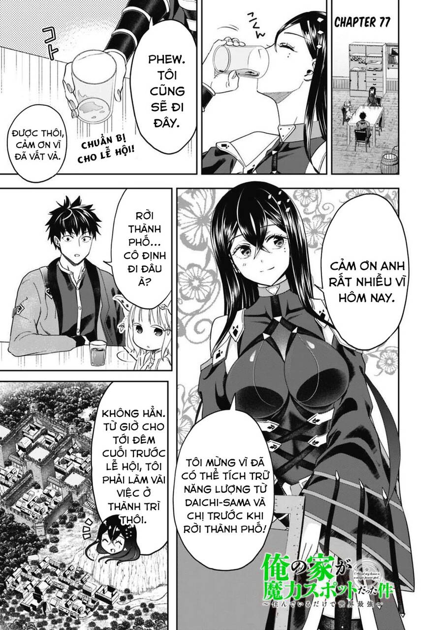 Ore No Ie Ga Maryoku Spot Datta Ken: Sundeiru Dake De Sekai Saikyou Chap 77 - Next Chap 78