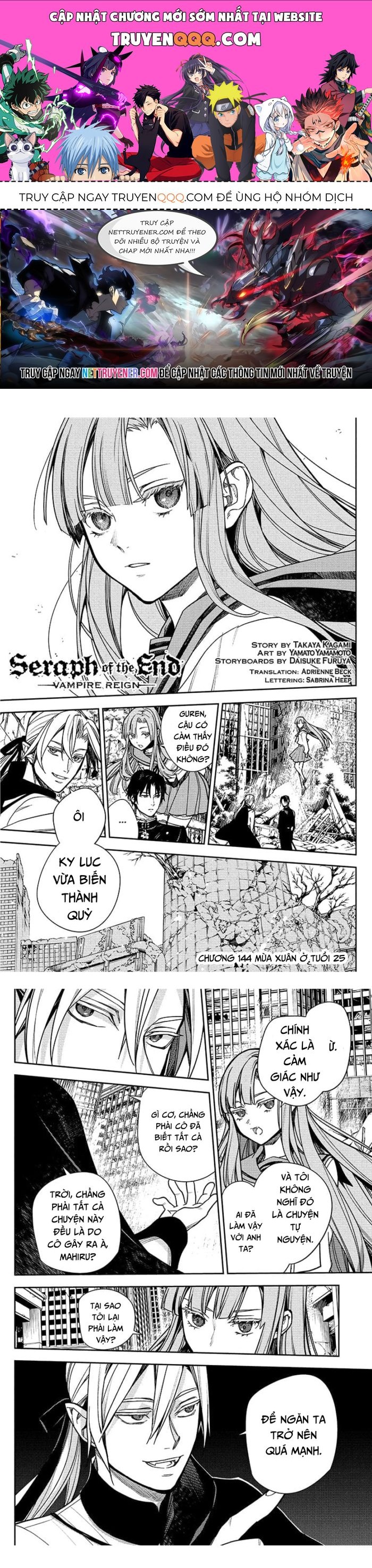 Owari No Seraph Chap 144 - Next Chap 145