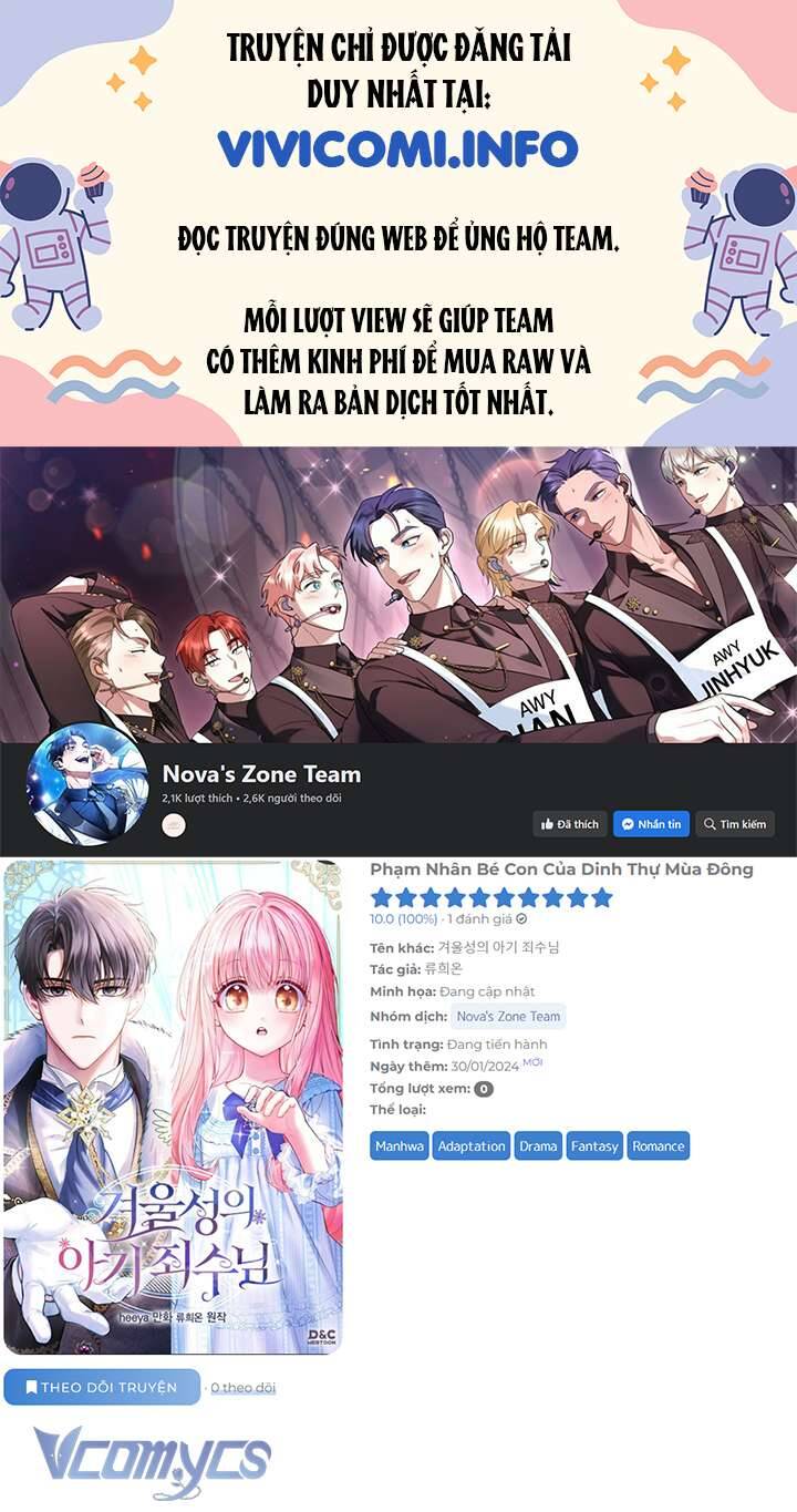 Phạm Nhân Bé Con Của Dinh Thự Mùa Đông Chap 24 - Next Chap 25