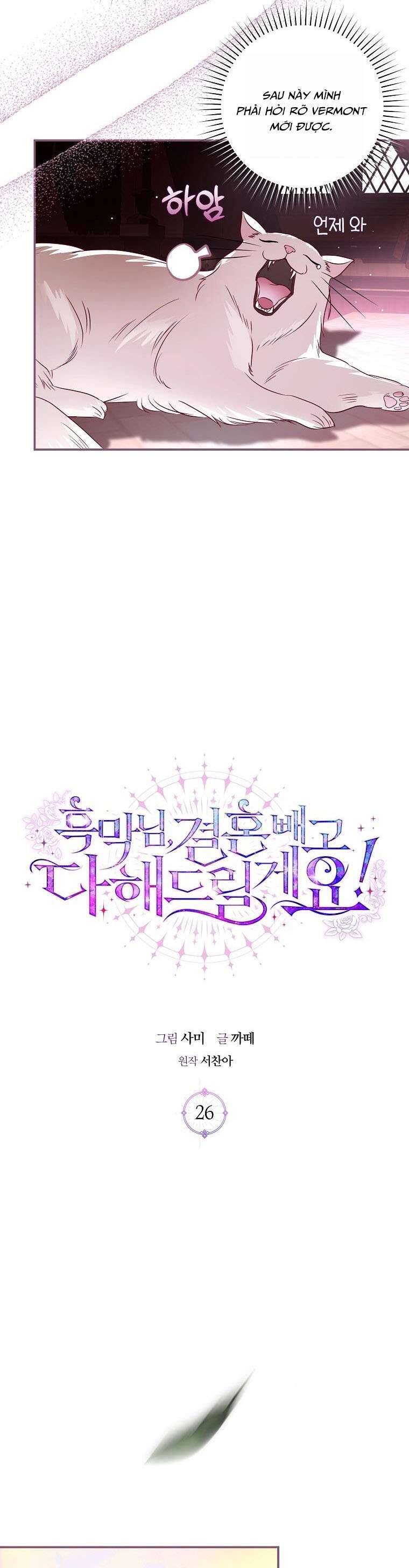 Phản Diện À, Tôi Sẽ Làm Mọi Thứ Cho Anh Trừ Kết Hôn Nhé! Chap 26 - Next Chap 27
