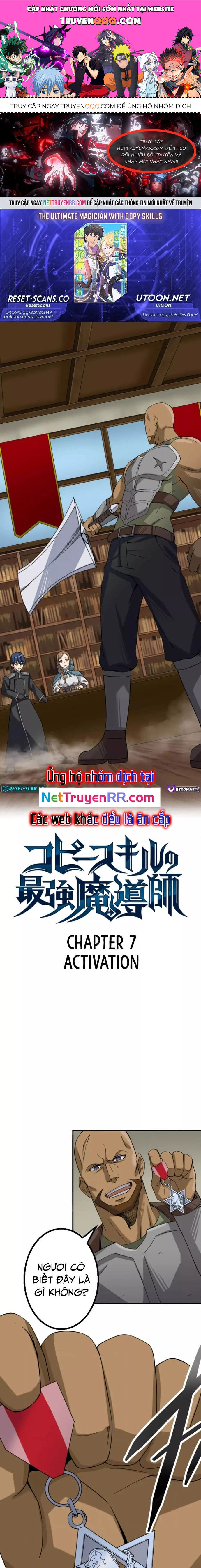 Pháp Sư Vô Địch Với Kỹ Năng Sao Chép Chap 7 - Next Chap 8