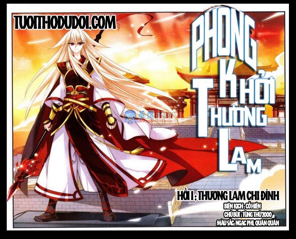 Phong Khởi Thương Lam Chap 1 - Next Chap 2