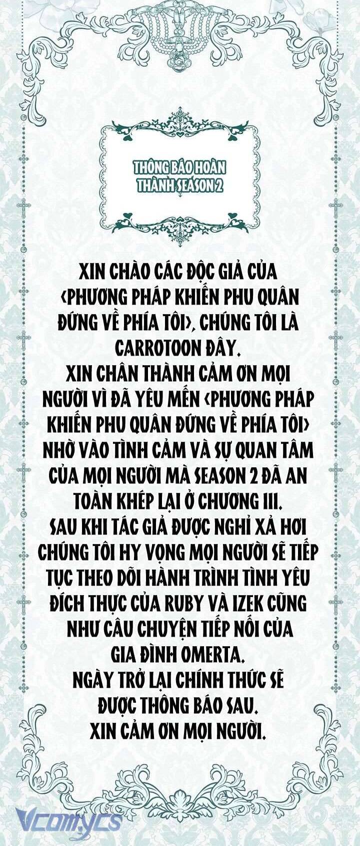 Phương Pháp Khiến Phu Quân Đứng Về Phía Tôi Chap 111 - Next Chap 112