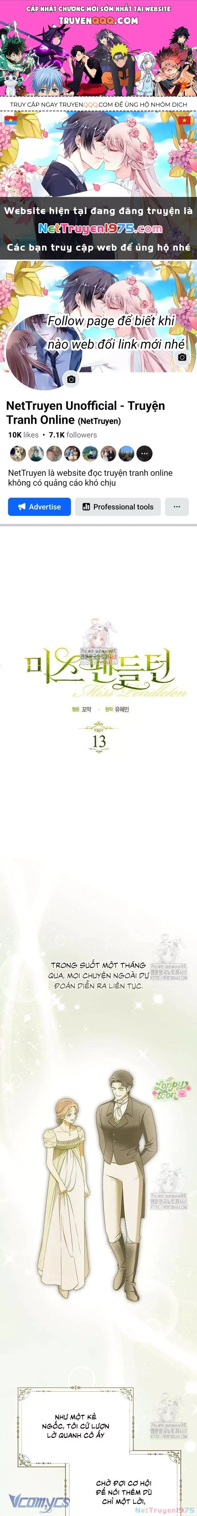 Quý Cô Pendleton Chap 13 - Next Chap 14