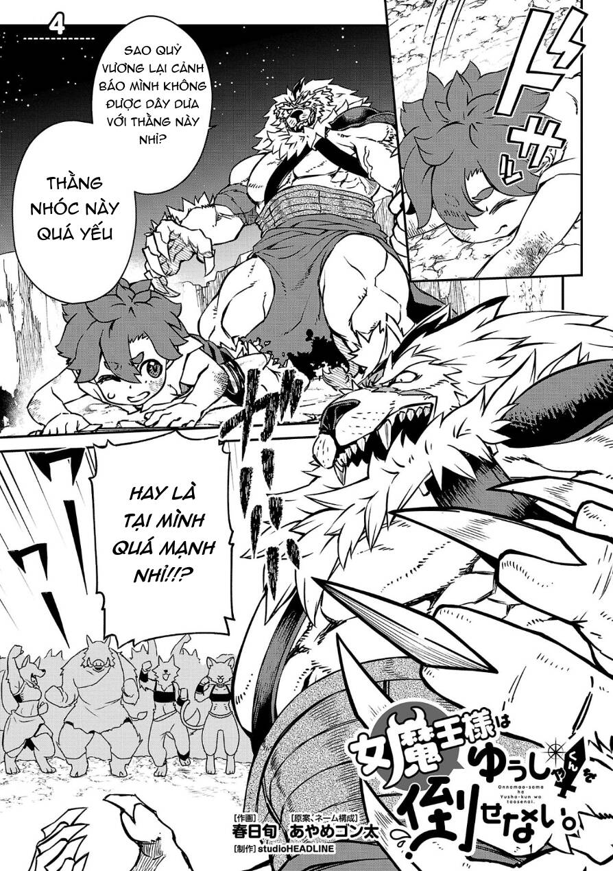 Quỷ Vương-Sama Không Thể Đánh Bại Hero-Kun! Chap 4 - Next Chap 5