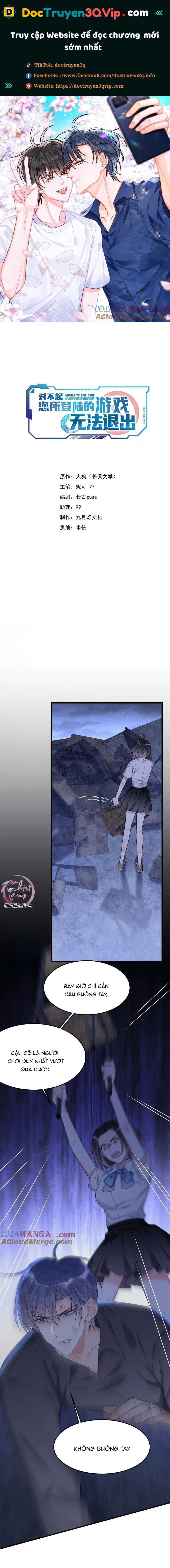 Rất Tiếc, Bạn Không Thể Đăng Xuất Khỏi Trò Chơi Chap 45 - Next Chap 46
