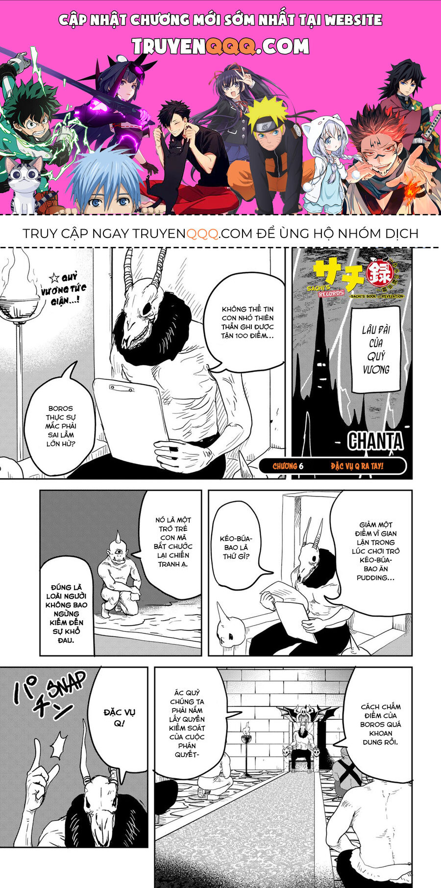 Sachiroku - Cuốn Sách Khải Huyền Của Sachi Chap 6 - Next Chap 7