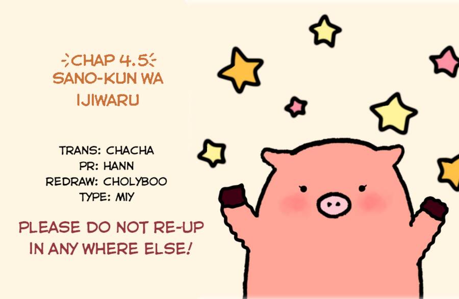 Sano-Kun Wa Ijiwaru Chap 45 - Next Chap 46
