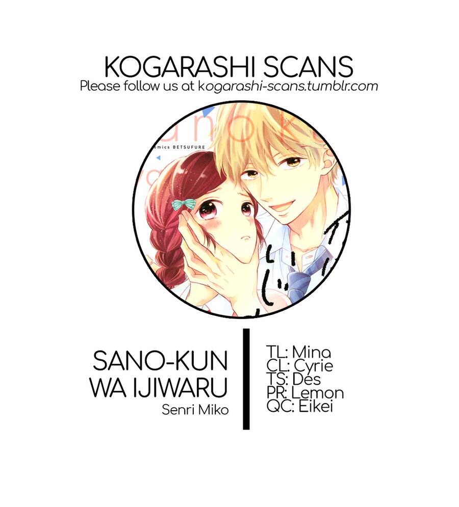 Sano-Kun Wa Ijiwaru Chap 45 - Next Chap 46