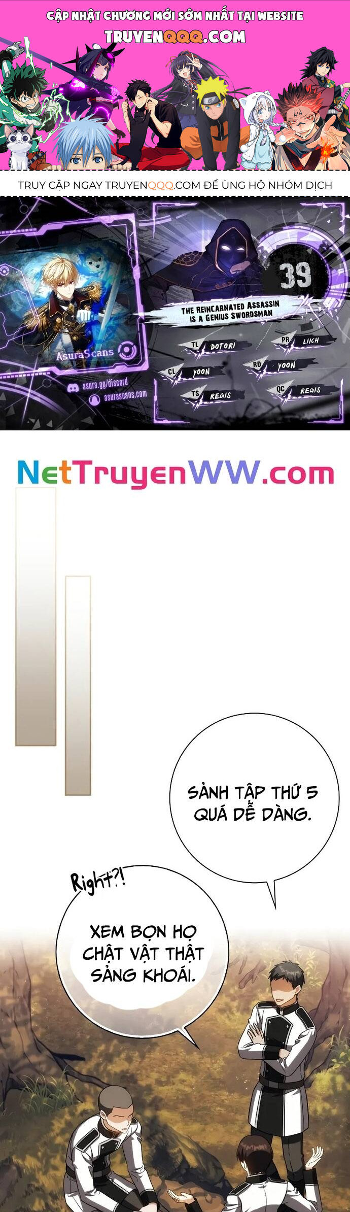 Sát Thủ Tái Sinh Thành Một Kiếm Sĩ Thiên Tài Chap 39 - Next Chap 40