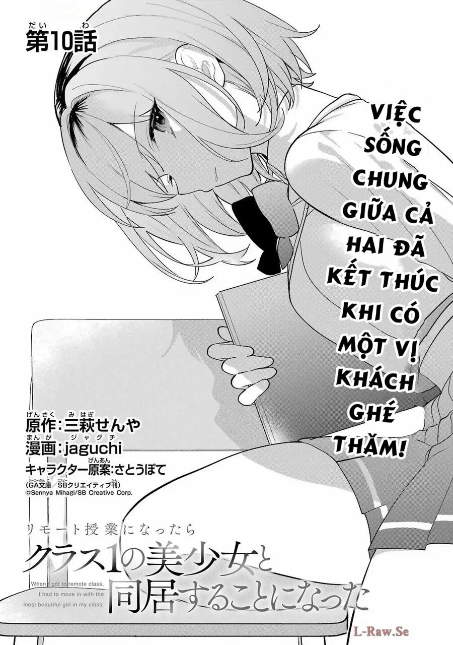 Sau Khi Chuyển Sang Học Online, Tôi Đành Phải Sống Chung Với Cô Nàng Xinh Đẹp Nhất Lớp Chap 10 - Next Chap 11