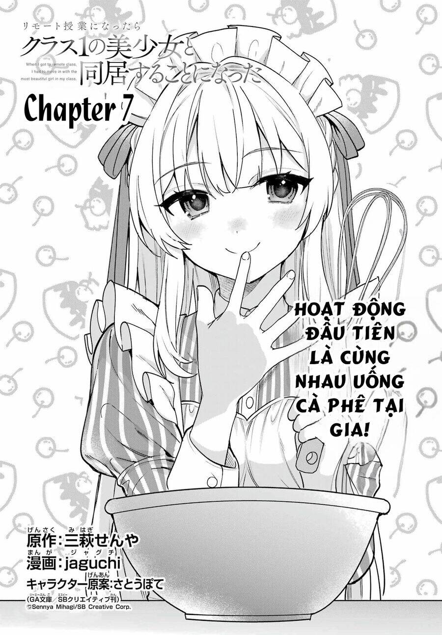 Sau Khi Chuyển Sang Học Online, Tôi Đành Phải Sống Chung Với Cô Nàng Xinh Đẹp Nhất Lớp Chap 7 - Next Chap 8