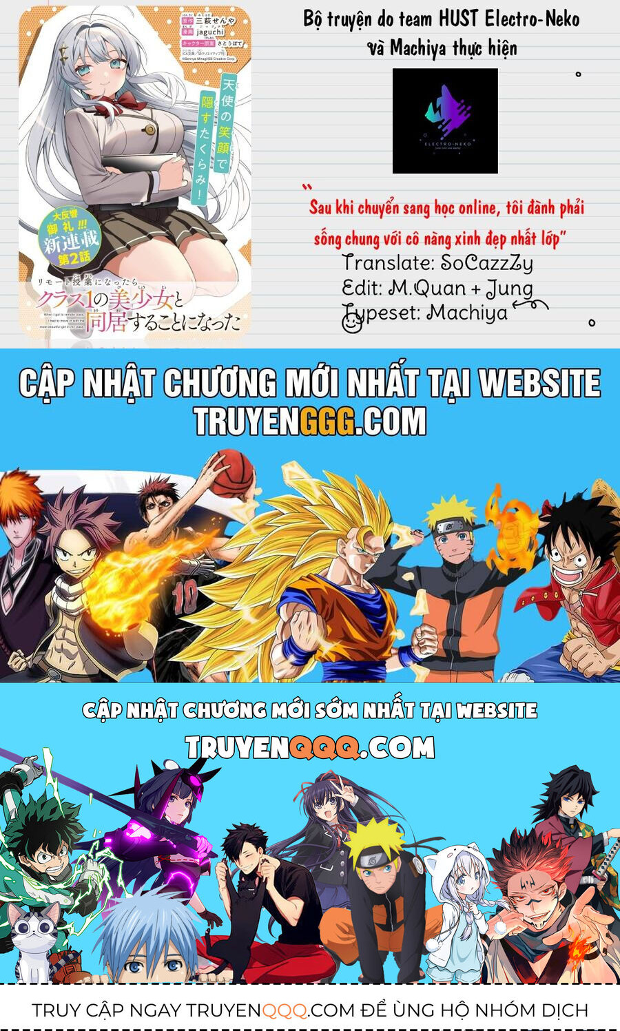 Sau Khi Chuyển Sang Học Online, Tôi Đành Phải Sống Chung Với Cô Nàng Xinh Đẹp Nhất Lớp Chap 9 - Next Chap 10