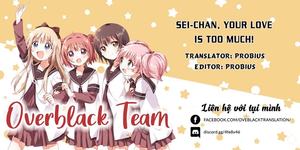 Sei-Chan, Your Love Is Too Much! Chap 8 - Next Chap 9