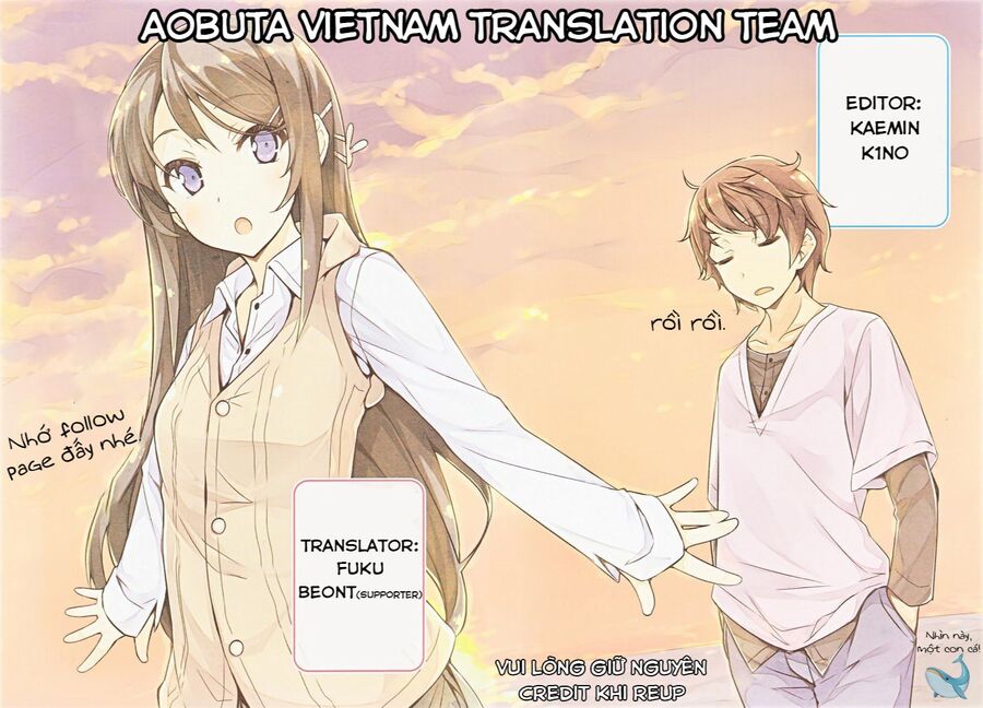 Seishun Buta Yarou Wa Yumemiru Shoujo No Yume Wo Minai Chap 4 - Next Chap 5