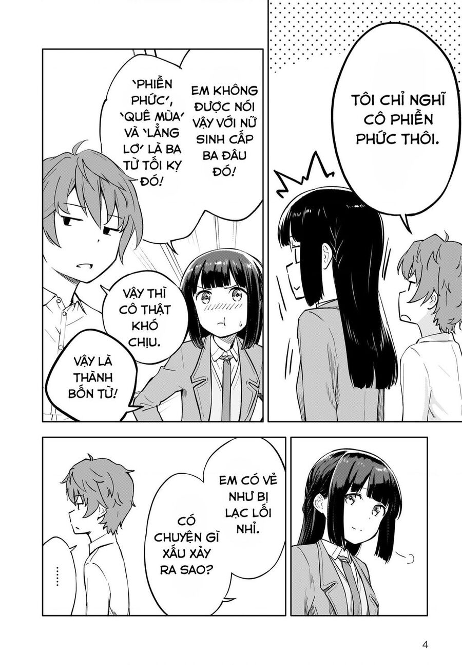 Seishun Buta Yarou Wa Yumemiru Shoujo No Yume Wo Minai Chap 4 - Next Chap 5