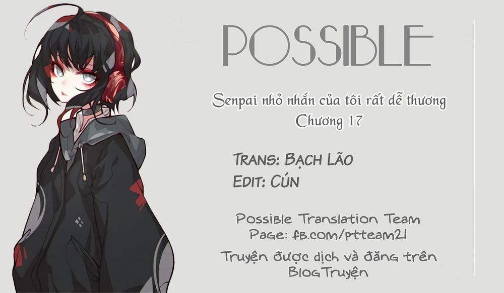 Senpai Nhỏ Nhắn Của Tôi Rất Dễ Thương Chap 17 - Next Chap 18