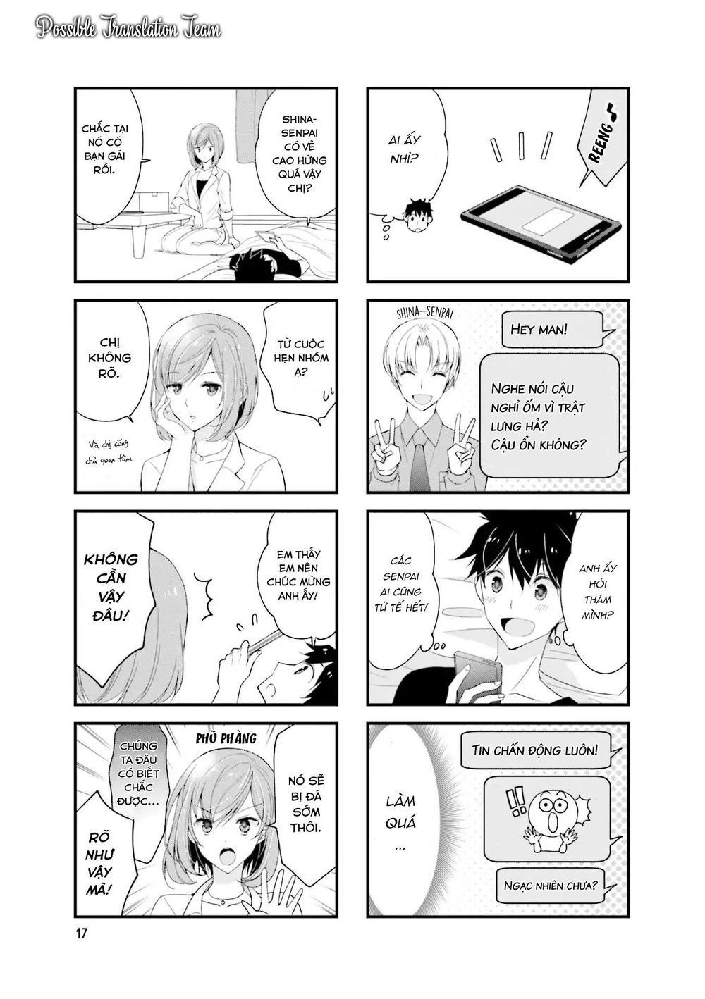 Senpai Nhỏ Nhắn Của Tôi Rất Dễ Thương Chap 17 - Next Chap 18