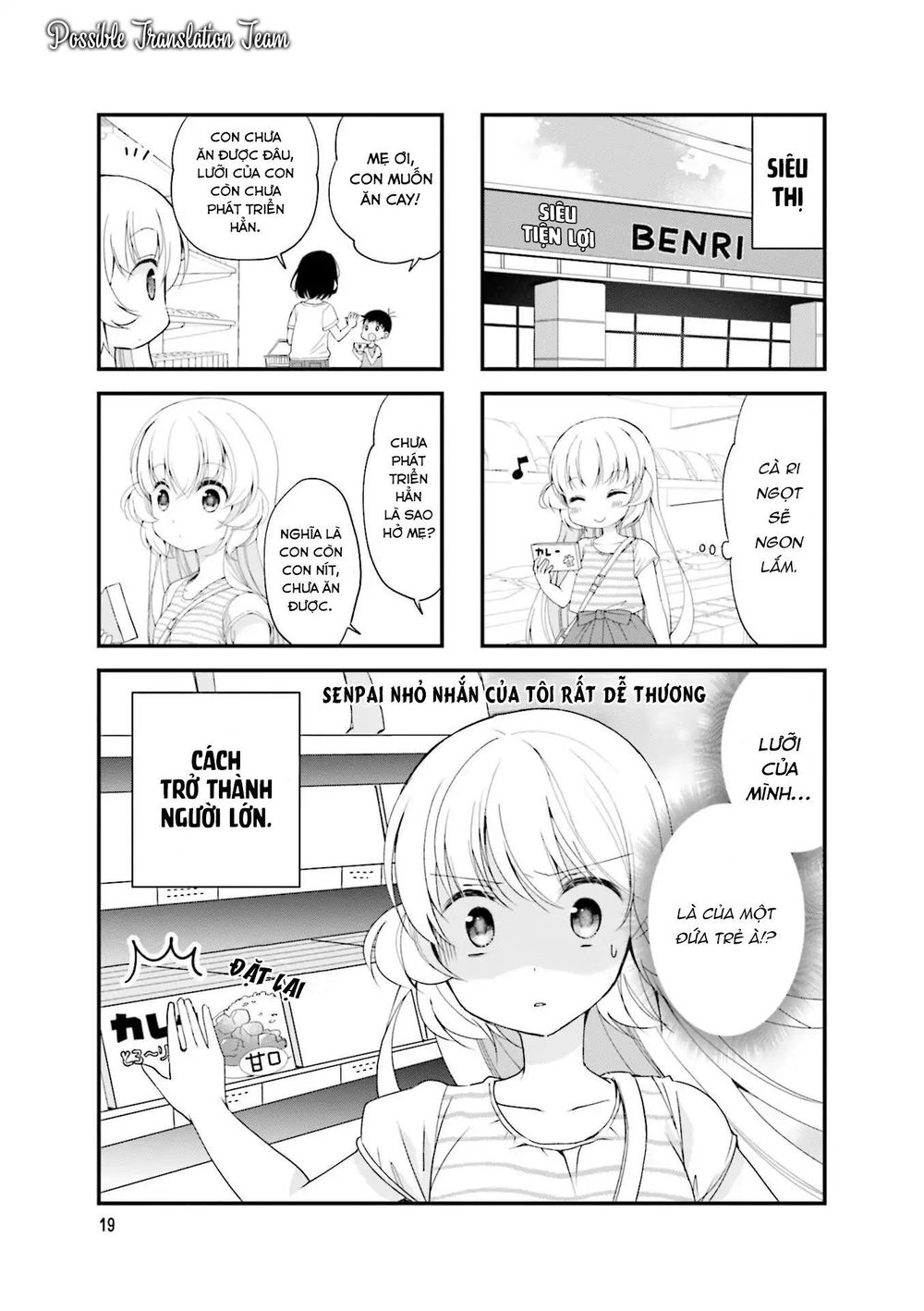 Senpai Nhỏ Nhắn Của Tôi Rất Dễ Thương Chap 18 - Next Chap 19