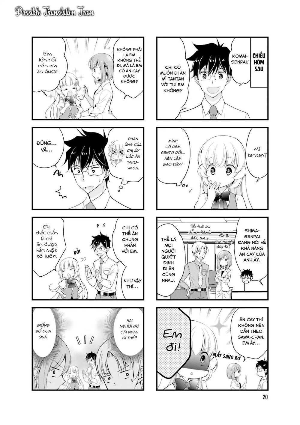 Senpai Nhỏ Nhắn Của Tôi Rất Dễ Thương Chap 18 - Next Chap 19