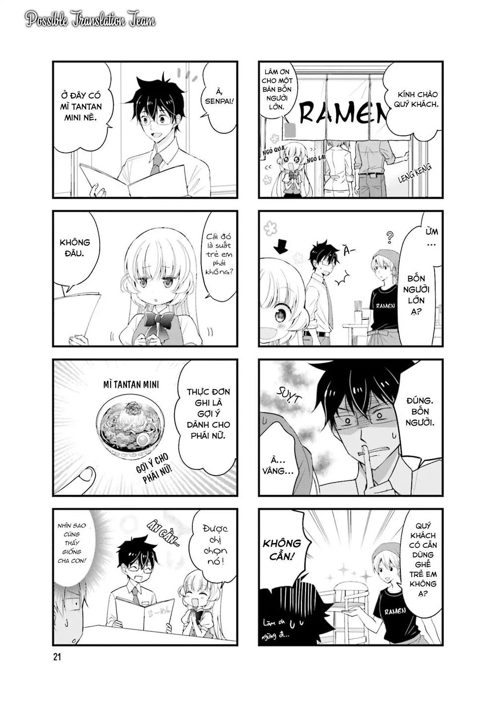Senpai Nhỏ Nhắn Của Tôi Rất Dễ Thương Chap 18 - Next Chap 19