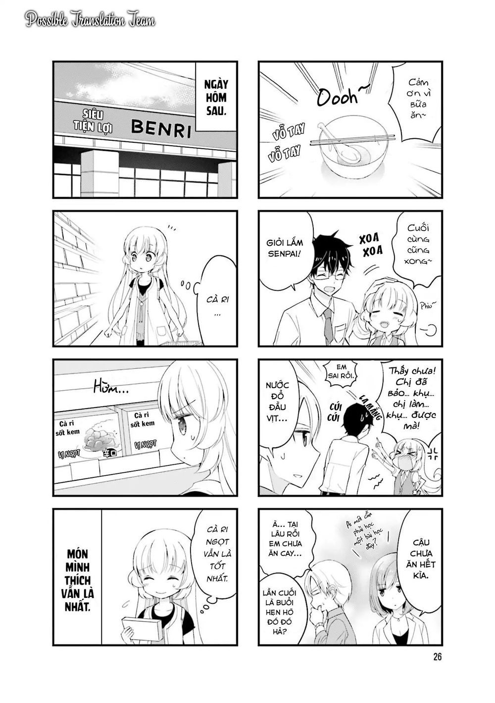 Senpai Nhỏ Nhắn Của Tôi Rất Dễ Thương Chap 18 - Next Chap 19