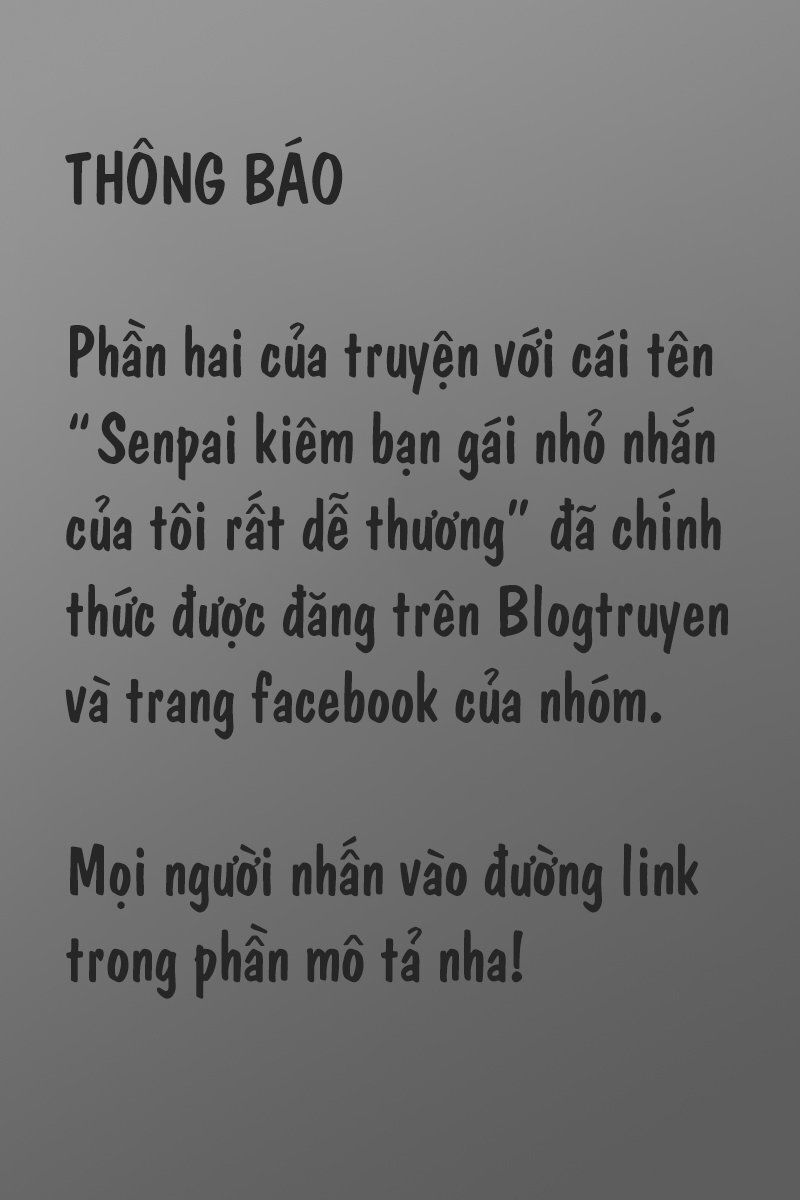 Senpai Nhỏ Nhắn Của Tôi Rất Dễ Thương Chap 296 - Next Chap 297