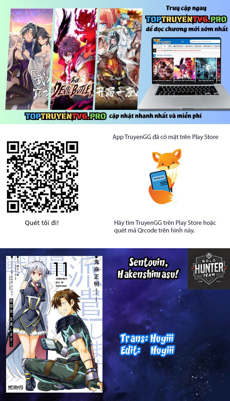 Sentouin, Hakenshimasu! Chap 66 - Next Chap 67