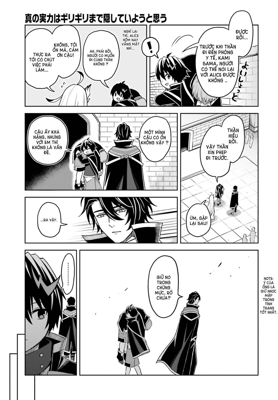 Shin No Jitsuryoku Wa Girigiri Made Kakushite Iyou To Omou Chap 24 - Next Chap 25