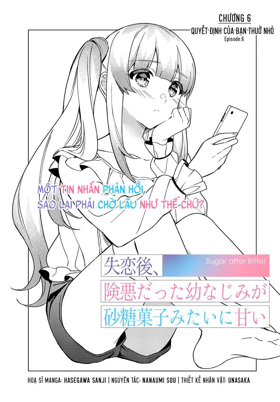 Shitsurengo, Kenaku Datta Osananajimi Ga Sato Kashi Mitai Ni Amai ~ Sugar After Bitter ~ Chap 6 - Next Chap 7