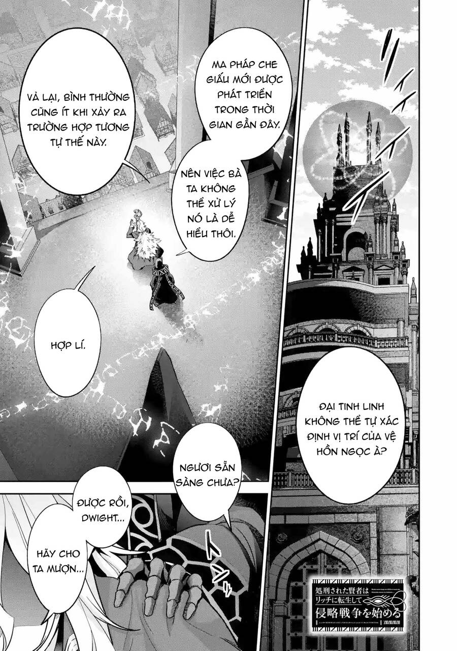Shokei Sareta Kenja Wa Lich Ni Tensei Shite Shinryaku Sensou Wo Hajimaru Chap 34 - Next Chap 35