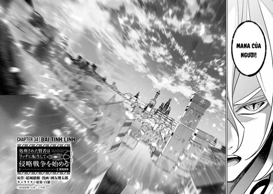 Shokei Sareta Kenja Wa Lich Ni Tensei Shite Shinryaku Sensou Wo Hajimaru Chap 34 - Next Chap 35