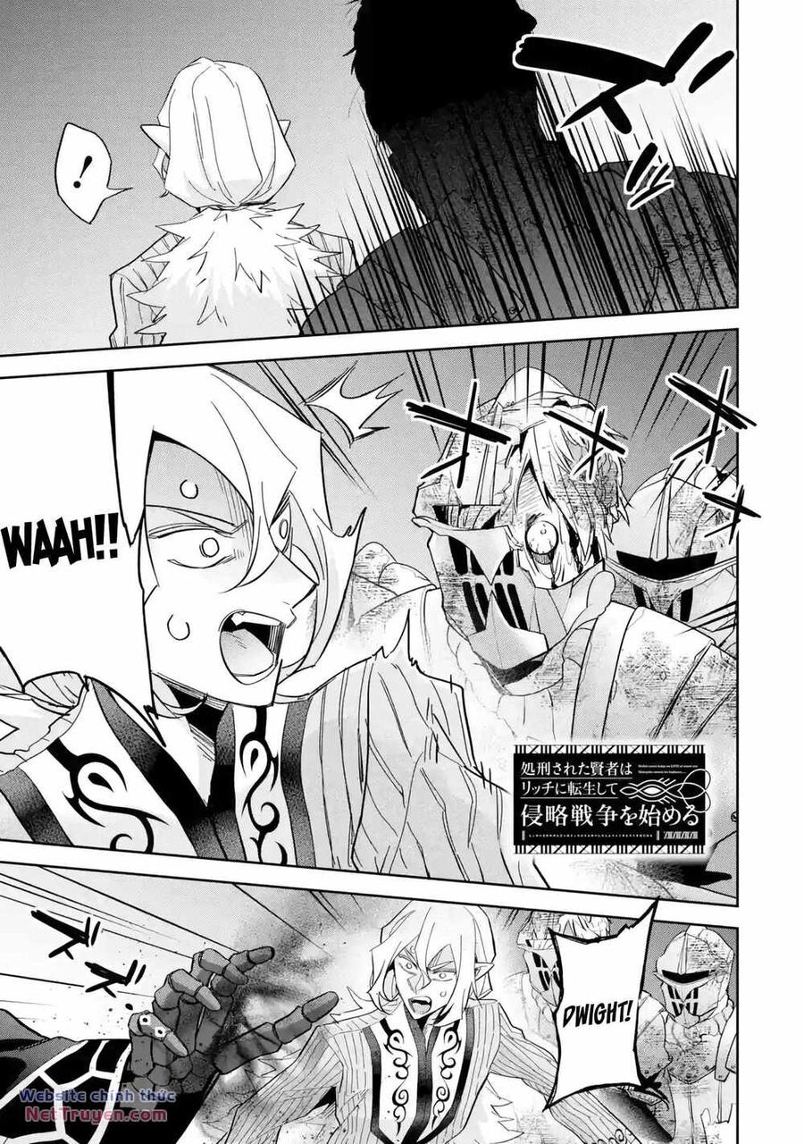Shokei Sareta Kenja Wa Lich Ni Tensei Shite Shinryaku Sensou Wo Hajimaru Chap 36 - Next Chap 37