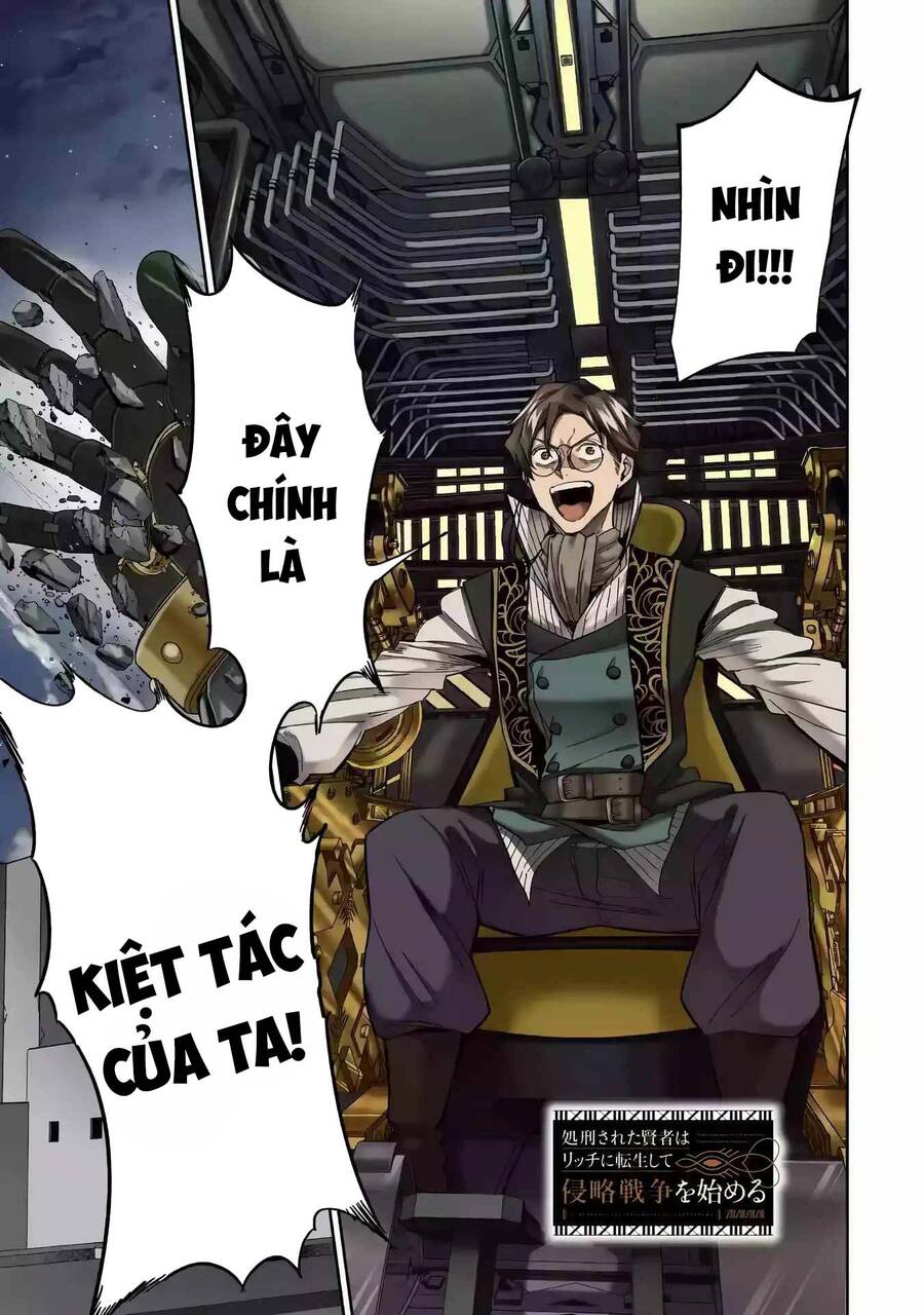 Shokei Sareta Kenja Wa Lich Ni Tensei Shite Shinryaku Sensou Wo Hajimaru Chap 37 - Next Chap 38