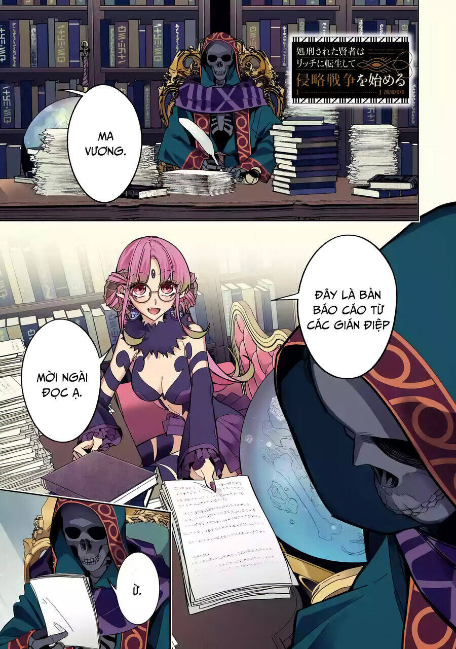 Shokei Sareta Kenja Wa Lich Ni Tensei Shite Shinryaku Sensou Wo Hajimaru Chap 41 - Next Chap 42