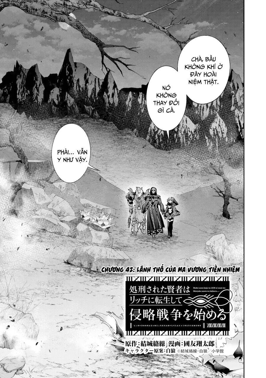 Shokei Sareta Kenja Wa Lich Ni Tensei Shite Shinryaku Sensou Wo Hajimaru Chap 42 - Next Chap 43