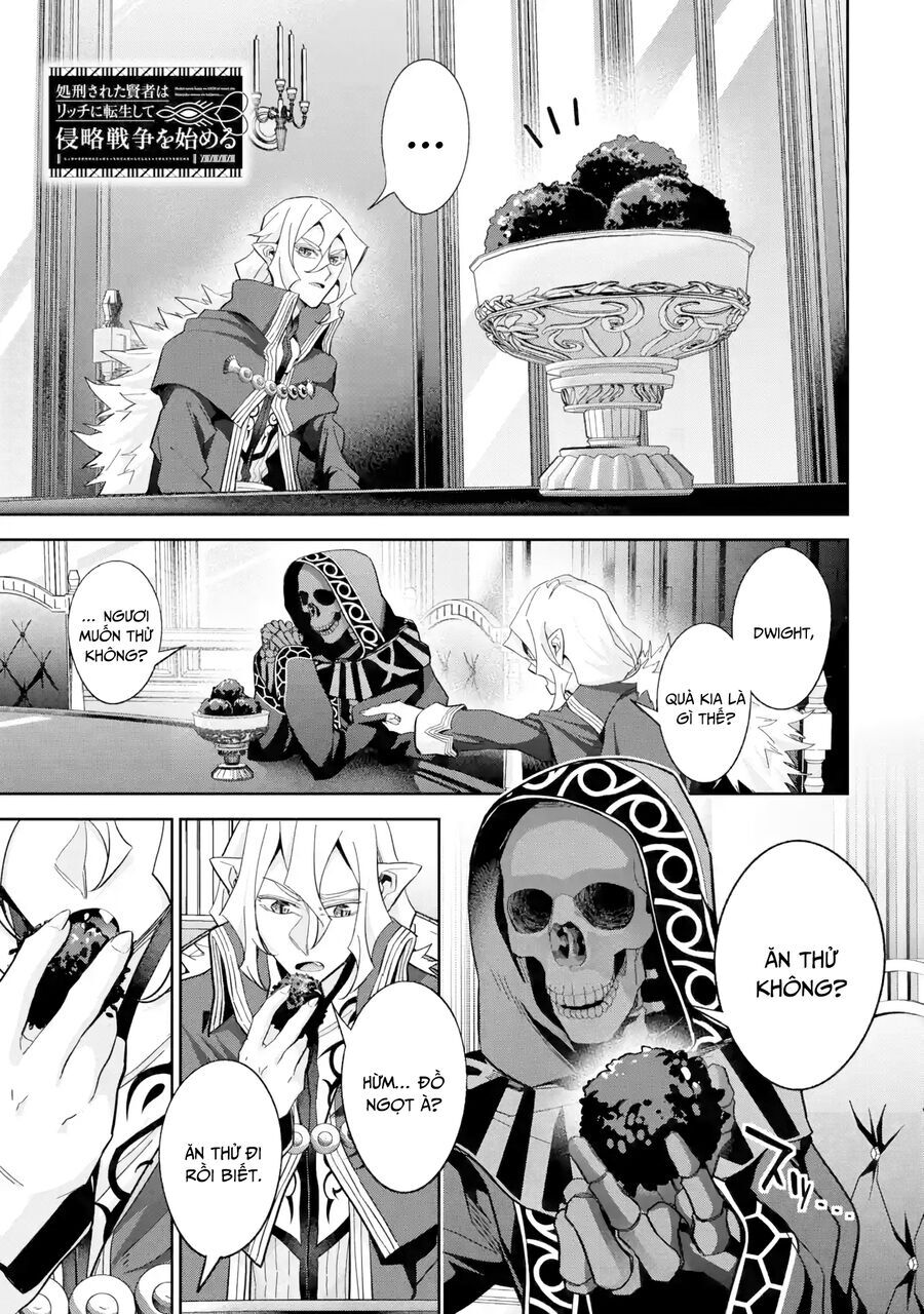 Shokei Sareta Kenja Wa Lich Ni Tensei Shite Shinryaku Sensou Wo Hajimaru Chap 43 - Next Chap 44
