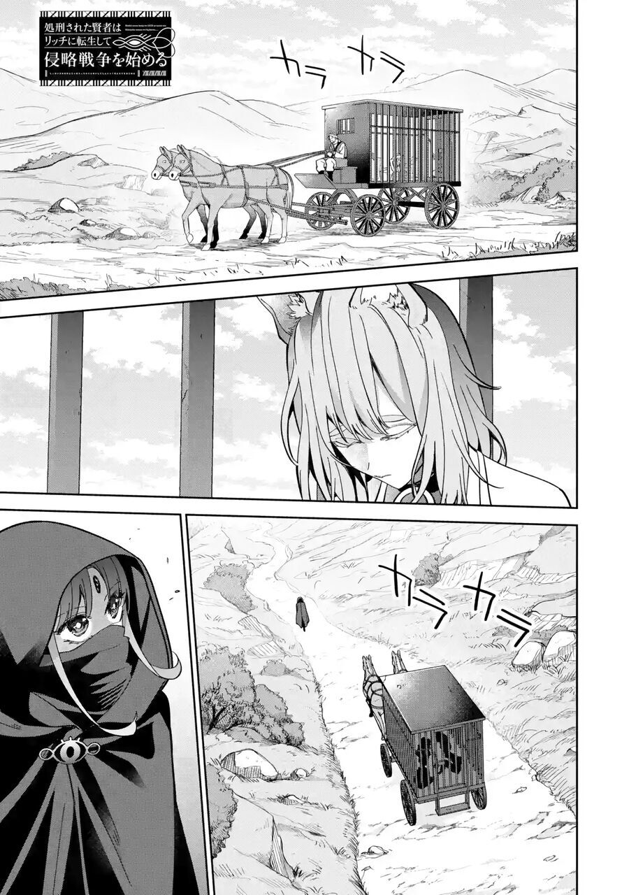 Shokei Sareta Kenja Wa Lich Ni Tensei Shite Shinryaku Sensou Wo Hajimaru Chap 44 - Next Chap 45