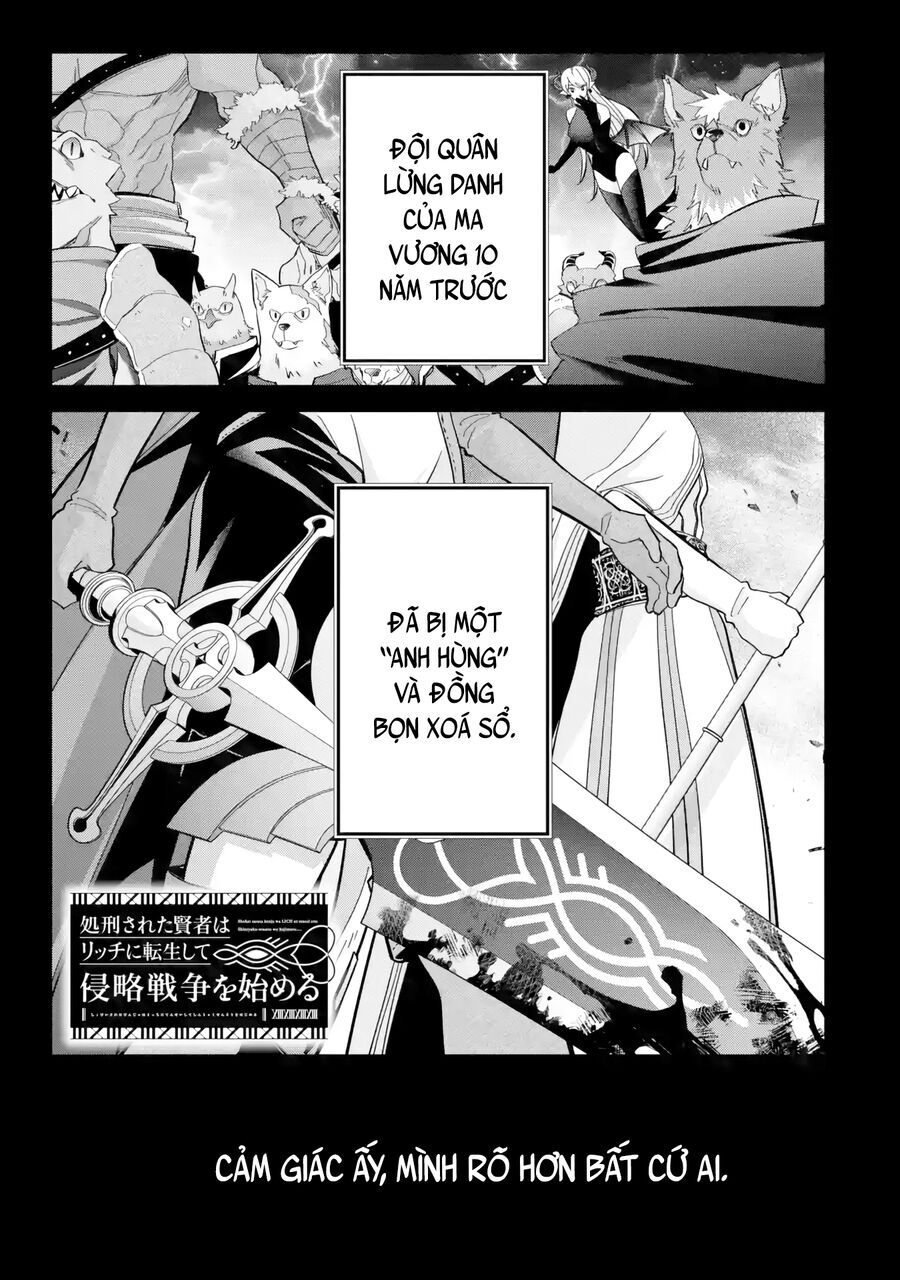 Shokei Sareta Kenja Wa Lich Ni Tensei Shite Shinryaku Sensou Wo Hajimaru Chap 46 - Next Chap 47
