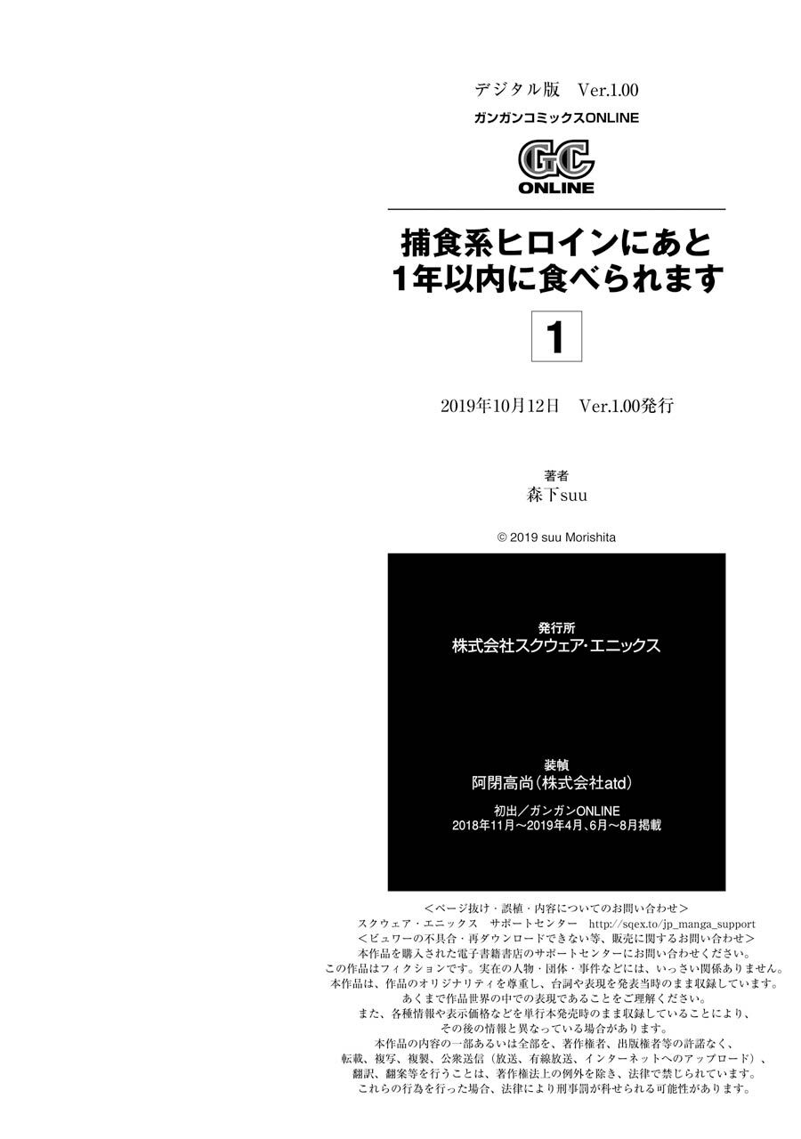 Số Mệnh Trong Vòng Một Năm Sẽ Bị Nữ Chính Ăn Thịt. Chap 7 - Next Chap 8