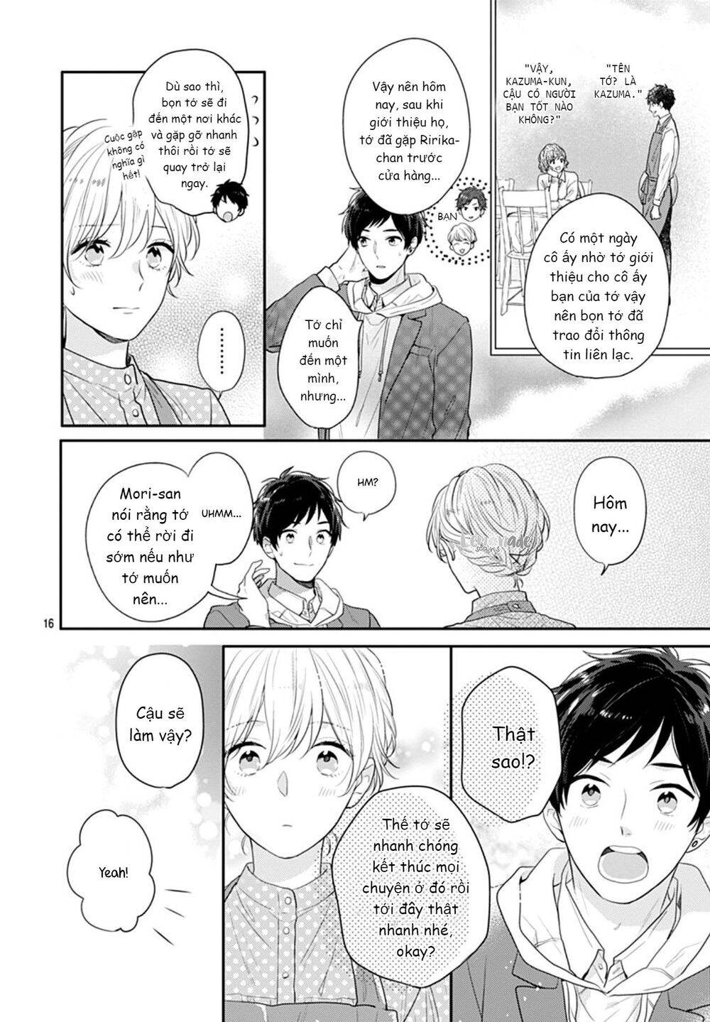 Soko No Koisuru Baitosho-Kun Chap 4 - Next Chap 5