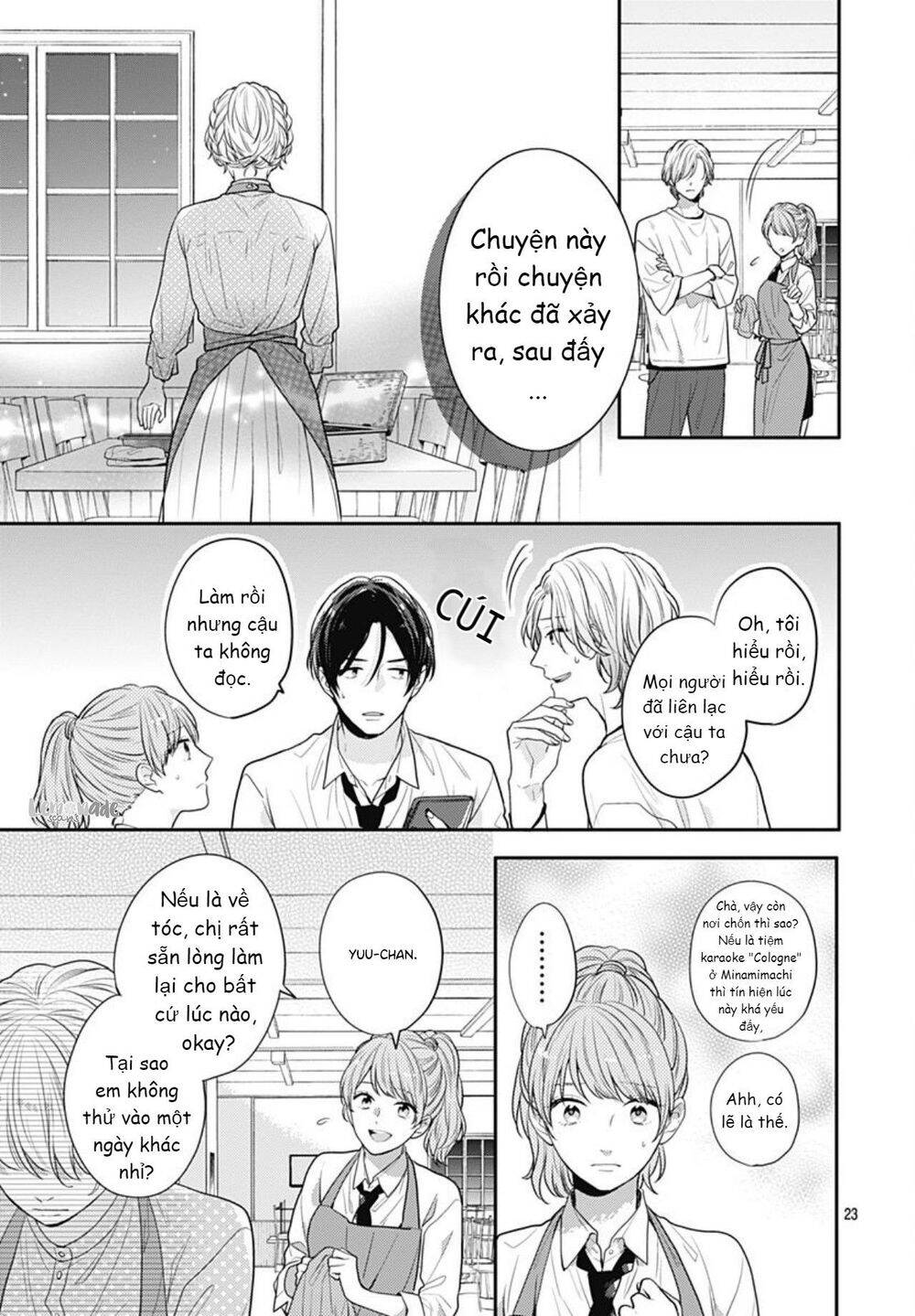 Soko No Koisuru Baitosho-Kun Chap 4 - Next Chap 5