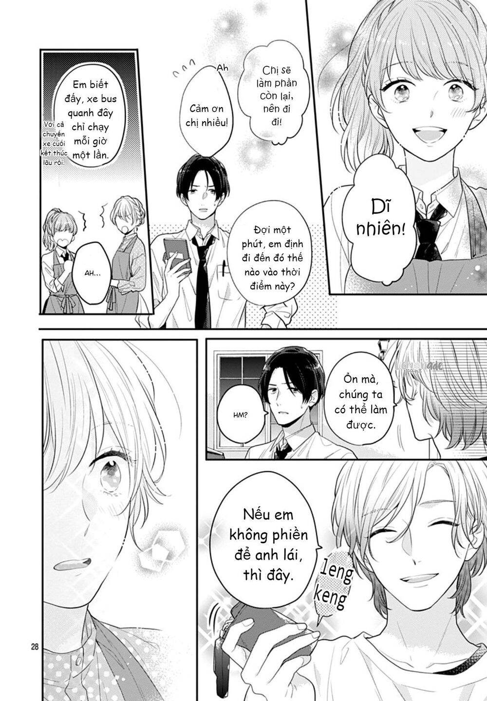 Soko No Koisuru Baitosho-Kun Chap 4 - Next Chap 5