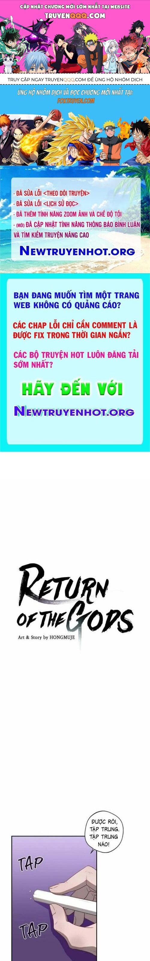 Sự Trở Lại Của Các Vị Thần Chap 4 - Next Chap 5