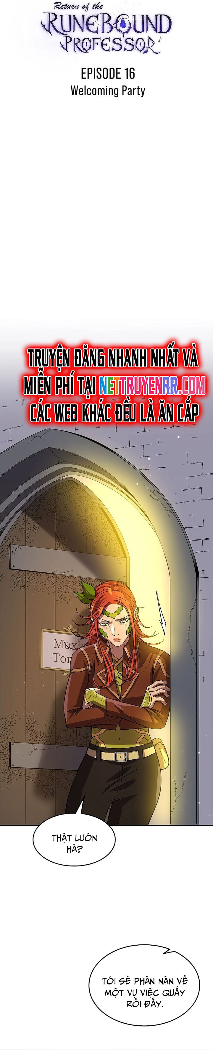 Sự Trở Lại Của Giáo Sư Runebound Chap 16 - Next Chap 17