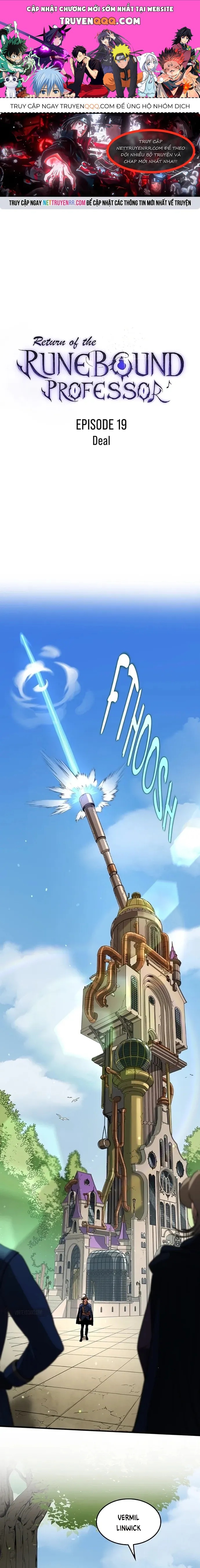 Sự Trở Lại Của Giáo Sư Runebound Chap 19 - Next Chap 20